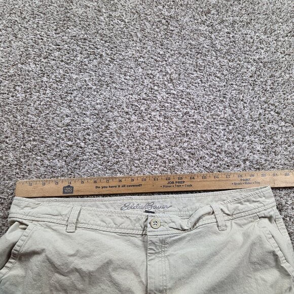 Eddie Bauer Pants Womens 20T Tall Capri Khaki Cargo Ripstop Outdoors Hiking - Picture 2 of 8